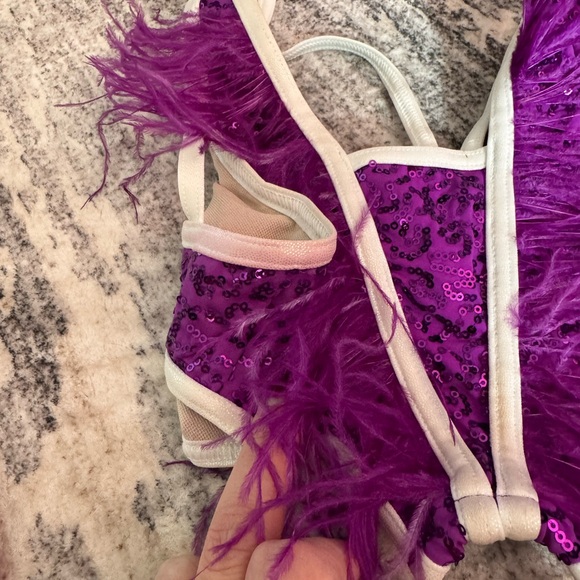 Purple Sequin Kids Costume Set - Picture 5 of 6